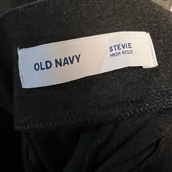 NWOT Old Navy Dark Gray High Rise Stevie Pants Leggings w/ Wide Waistband XXL - Picture 4 of 7